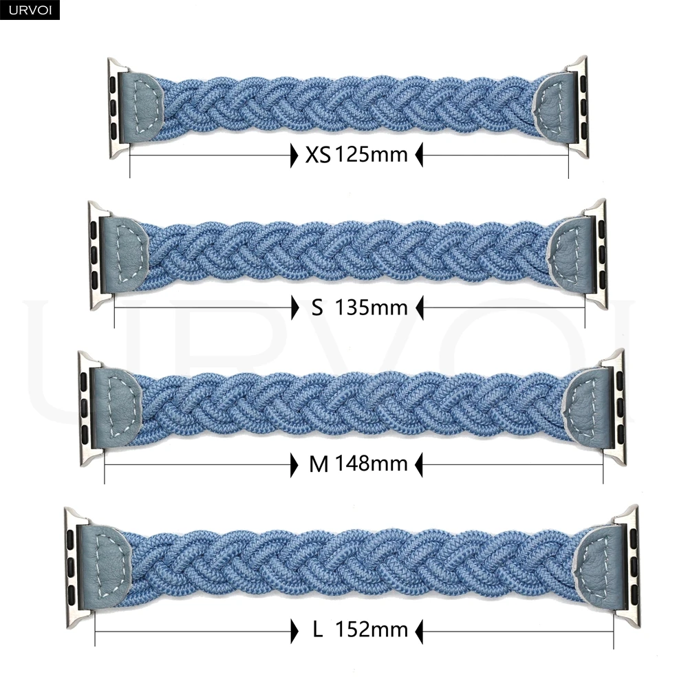 URVOI Braided Nylon Stretchable Watch Band - Classic Replacement Strap