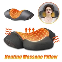 Electric Massager Cervical Pillow Hot Compress Vibration Massage Neck Traction Relax Sleeping Memory Foam Pillow Spine Support 1