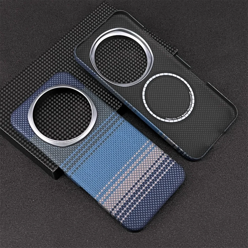 Magnetic Aramid Carbon Fiber Phone Case with MagSafe Compatibility