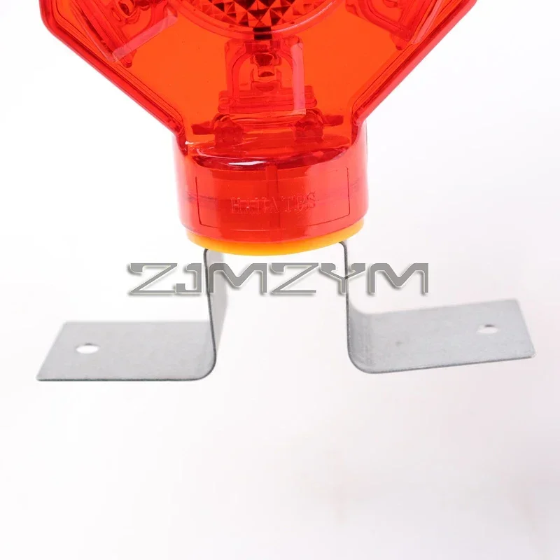 Solar Powered LED Beacon Light Light Controlled Construction Flashing Controlled Road Traffic Barrier Signal Warning