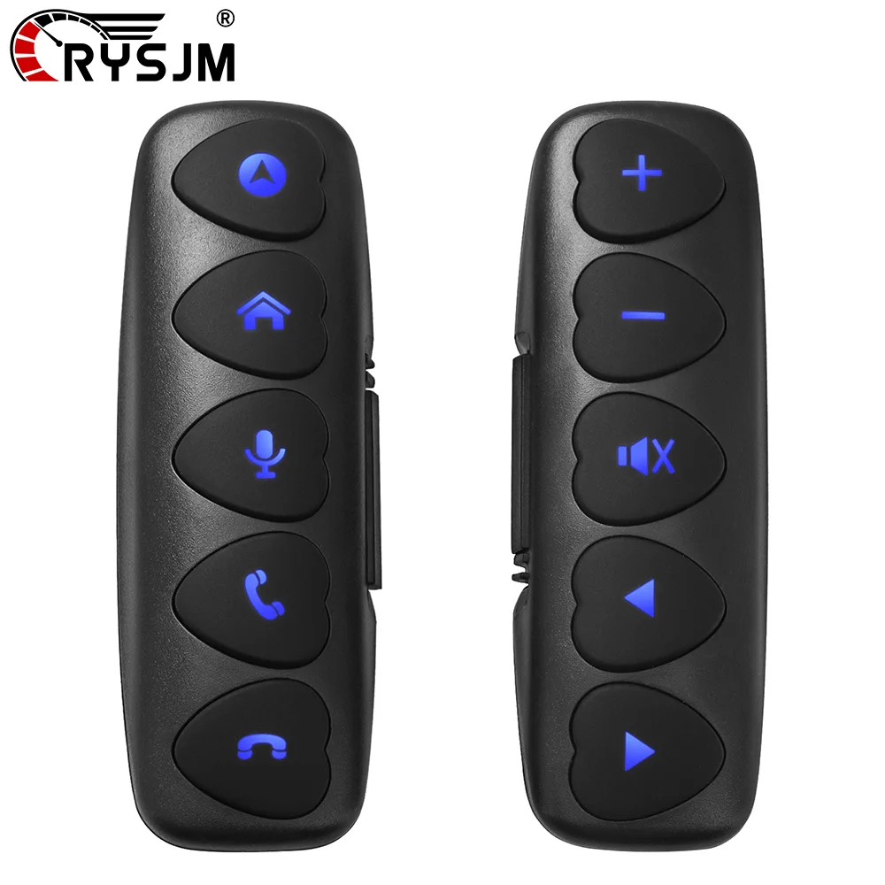 Telecomando wireless multifunzione a 10 tasti per volante auto, radio, DVD, GPS, navigazione multimediale Android