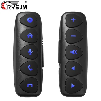 Telecomando wireless multifunzione a 10 tasti per volante auto, radio, DVD, GPS, navigazione multimediale Android