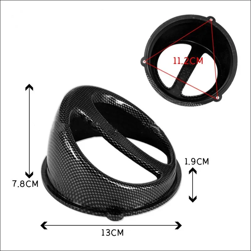 Motorcycle Cooling Fan 1 Pc Motorcycle Scooter Fan Cover Air-Scoop Cap Air Engine Cooling System Mid-Frame Air Deflectors For JOG50 90 DIO ZX GY6