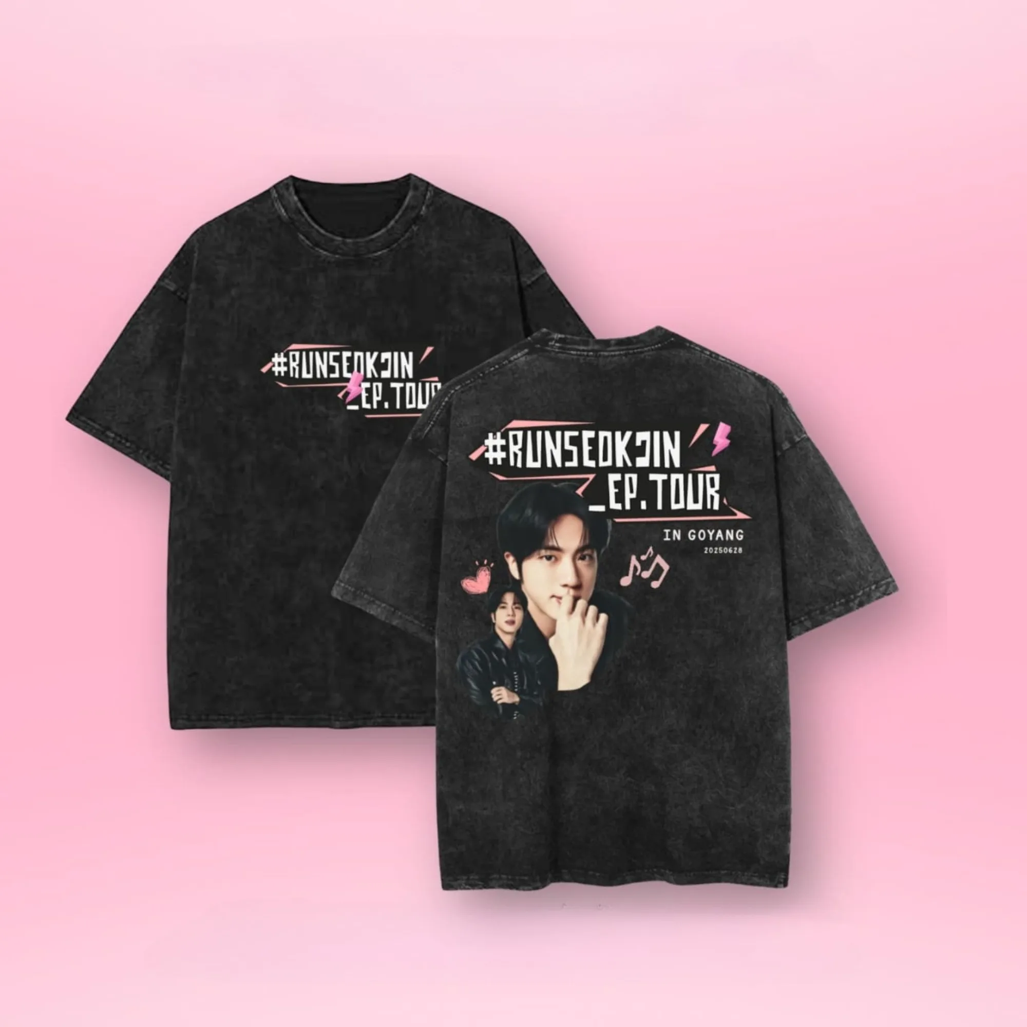 ゆ*り様 BTS JIN RUNSEOKJIN ツアーTシャツ JINサイズ BTS ジン RUNSEOKJIN ツアー Tシャツ JIN XLサイズ 韓国 コヤン