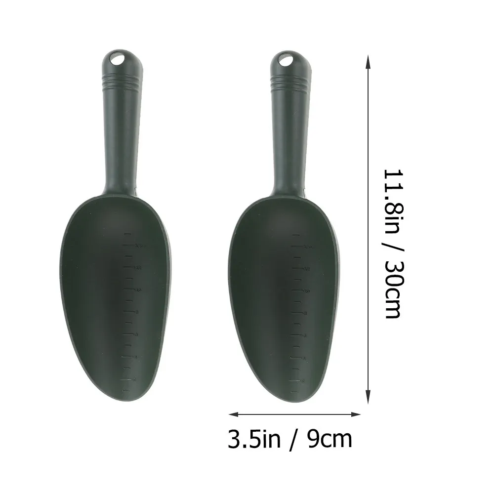 2Pcs 흙삽 다기능 원예 삽 경량 이식 심기 제초 도구 정원 흙삽 플라스틱