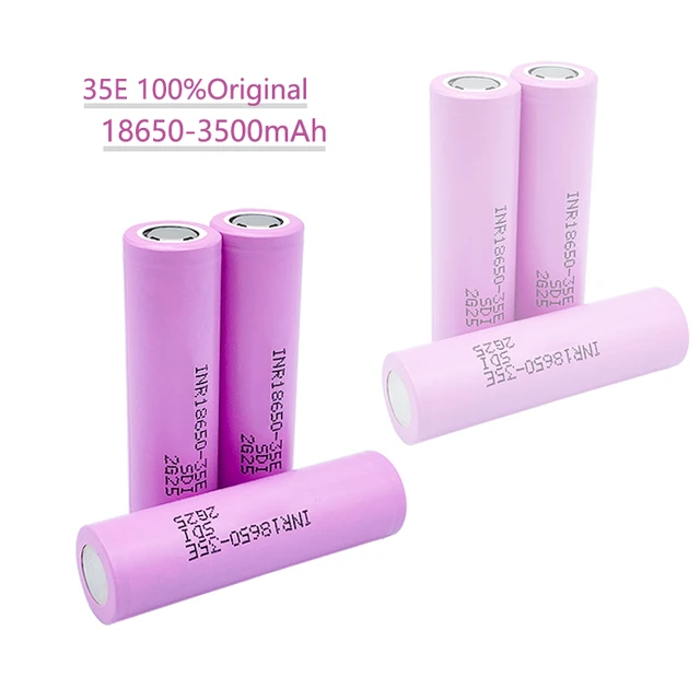 18650 batterie 18650 3500mAh 3.7V 25A 18650 lithium - ion de haute  puissance d'origine, outil electrique 35E INR