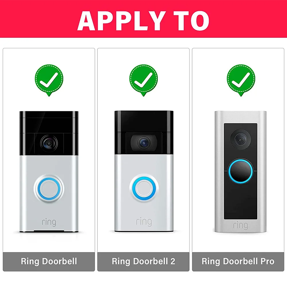 40pcs Ring Doorbell Screws Replacement Security Screws Compatible With Video Doorbel Carbon Steel Ring Doorbell Accessories