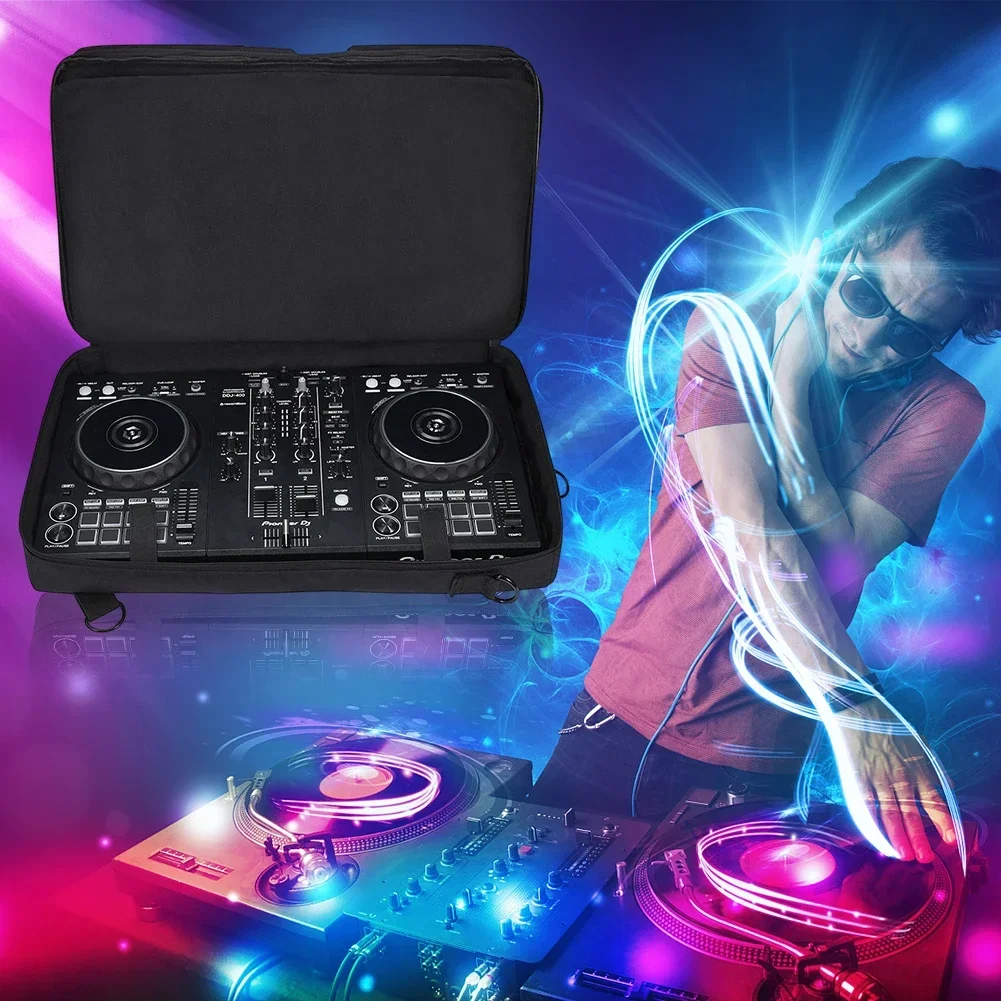 Pioneer DDJ-400 DDJ-FLX4 보호 케이스, 휴대용 DJ 컨트롤러 패딩 보관 가방, 방진, 긁힘 방지 액세서리