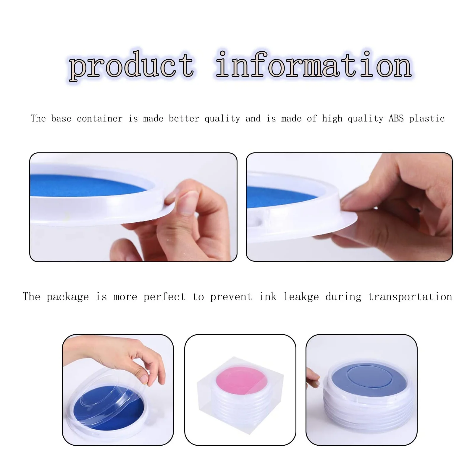 세척 가능한 스탬프 잉크 패드, 어린이 페인트 페인팅, DIY 공예 파트너, 8 가지 색상, 8 개