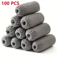 100pcs Disposable Shoe Cover Dustproof Non-slip Dhoe Cover Children Students Adult Non-woven Household Foot Cover 1