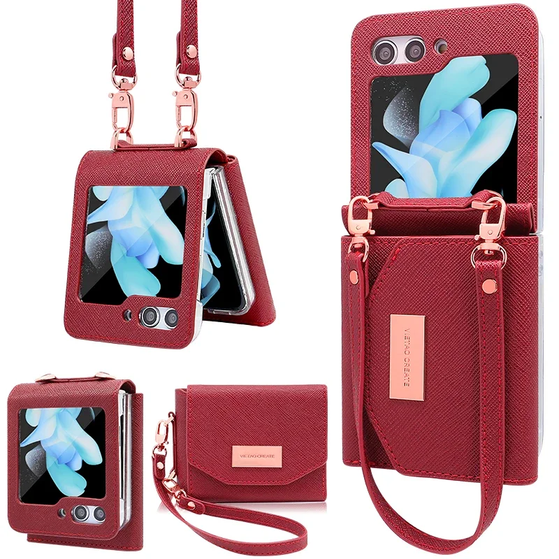 RENGZ Lanyard Holster Card Case and Handheld Wristlet Wallet Purse Cover