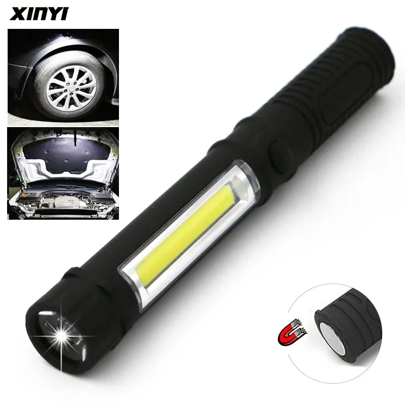 

1000 Lumens Mini Portable lanterns Working Inspection Torches COB LED Multifunction Maintenance flashlight Magnetic Base