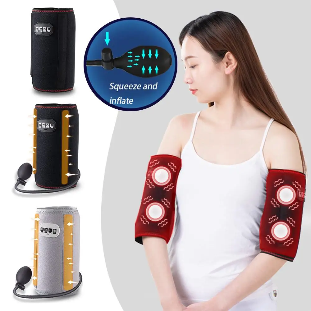 

Arm Massager 360° Rechargeable Leg Massage Electric Blood Circulation Waist Wrap Massage Device For Therapy Muscle Relax G7W8