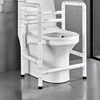 No Punching Required Toilet Support Frame,stainless Steel Safety Elderly Pregnant Stand Up Toilet Chair Handrail Bathroom Helper 1