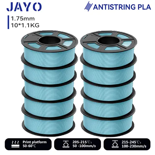 JAYO 3D Printer PLA/PLA Meta/PETG/PLA PLUS/PLA Matte Filament 1.75mm 9/10 Rolls 3D Printing Materials for 3D Printer&3D Pen - Image 34