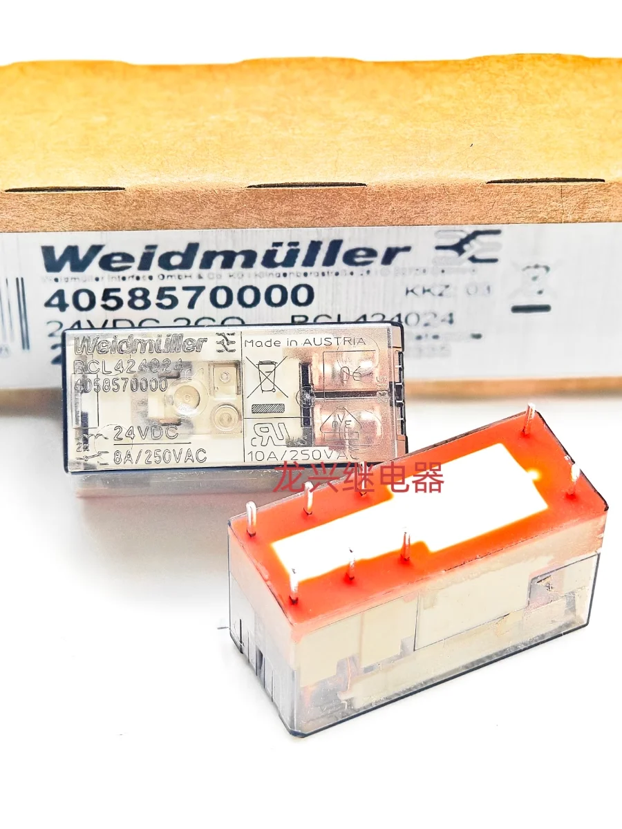 Новинка 100%, реле Weidmuller RCL424024 24VDC 4058570000 8A, 1 шт ...