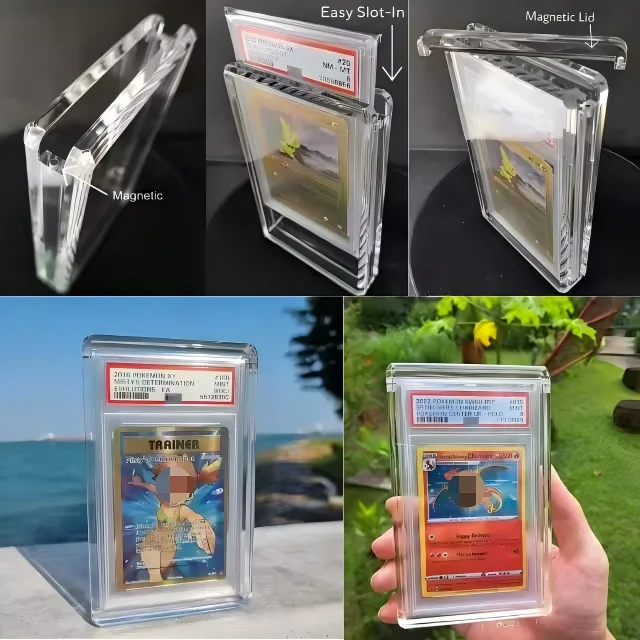 Premium Acrylic Graded Card Protector Display Case