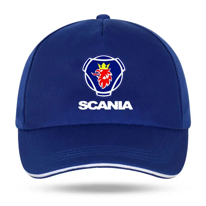 Sweden Saabs Scanias Baseball Cap Vintage Distressed Washed Sun Cap Unisex Style Outdoor Summer Adjustable Caps Casual mens cap 4
