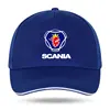 Sweden Saabs Scanias Baseball Cap Vintage Distressed Washed Sun Cap Unisex Style Outdoor Summer Adjustable Caps Casual mens cap 4