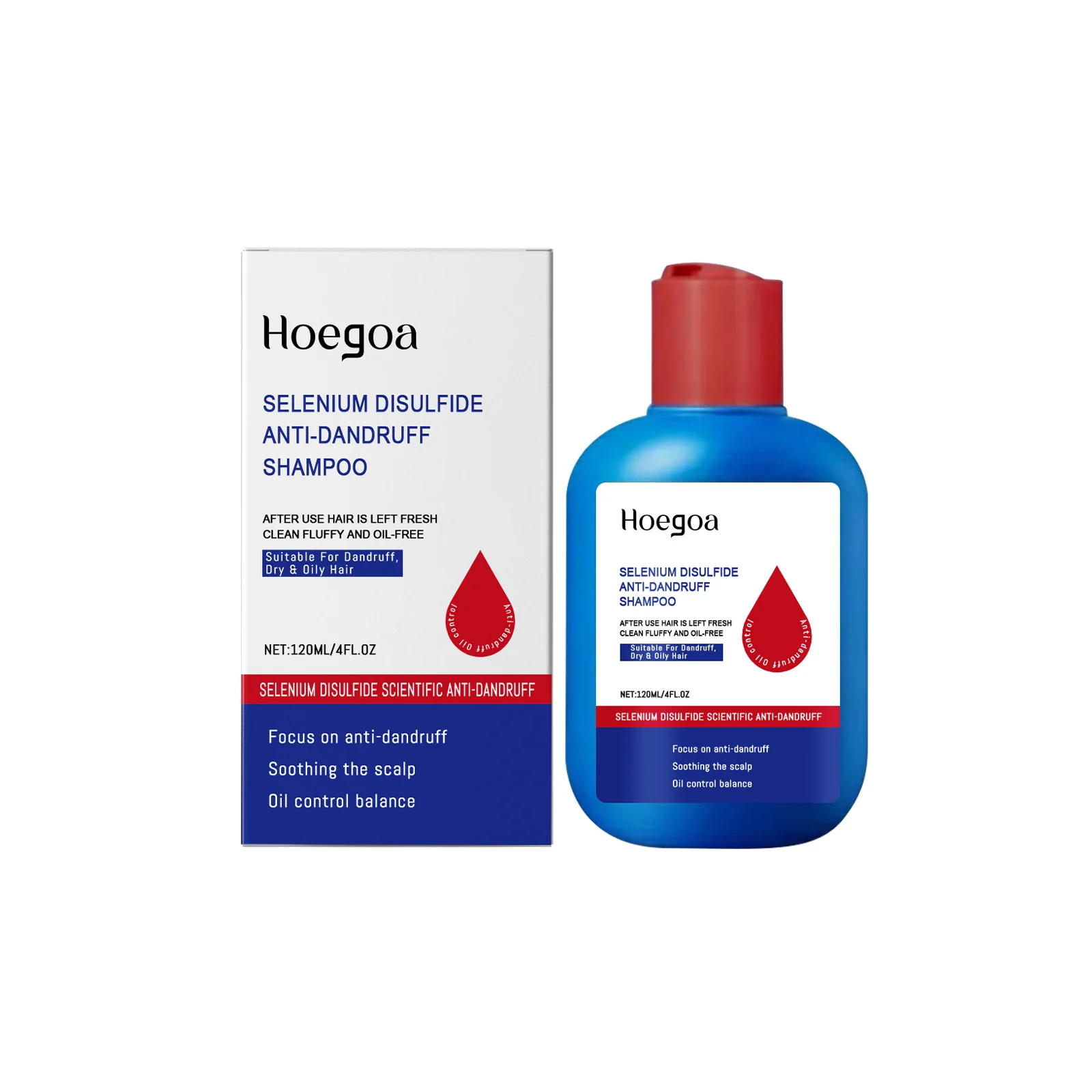 Selenium Sulfide Shampoo Deep Cleansing Remove Dandruff Reduce Scalp Itchy Balance Oil Strengthen Hair Roots Fluffy Hair Shampoo