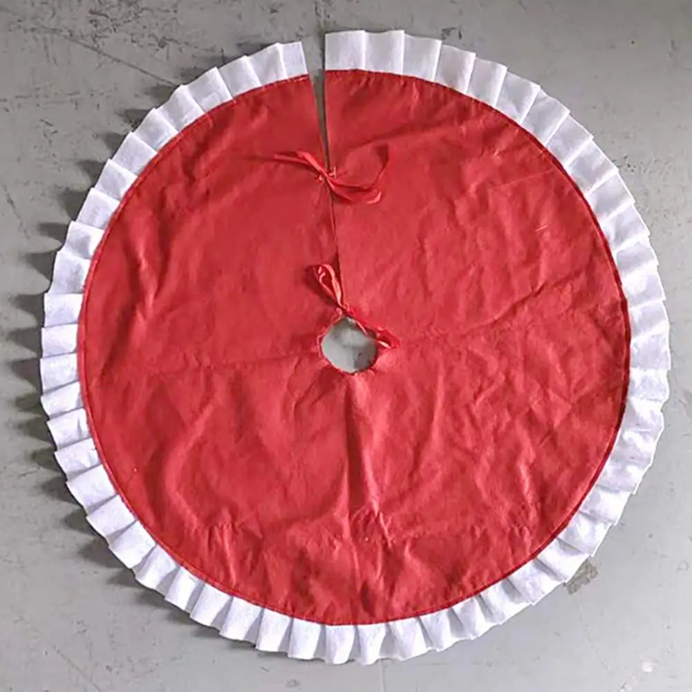 

Holiday Tree Skirt High-quality Tree Skirt Exquisite Cartoon Snowflake Elk Christmas Tree Skirt Festive Holiday for Merry
