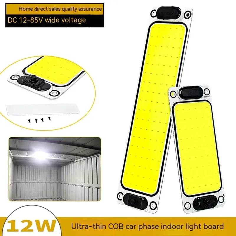 LED 12-24V Car Lights Reading LED Night Strip Interior Ceiling Lamp On Off Switch Van Lorry Truck Camper Boat