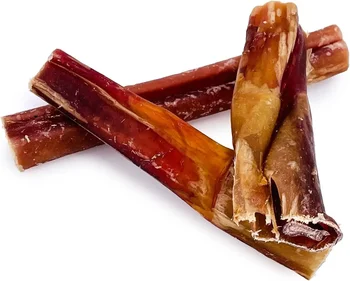 Bully Sticks for Dogs, Thick 4-6 Inch, Varied Shapes, 100 Count Bulk Pack - All Natural Dog Treats, 4