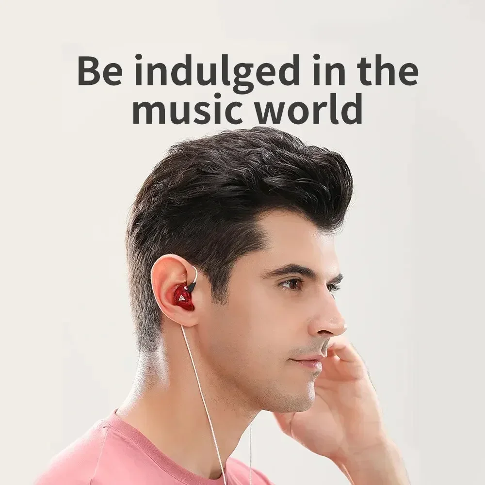 CK5 Dynamic Copper Driver HiFi Wired Earphone Monitor Sport Headphone Bass Stereo Headset Music Earbuds 3.5MM In Ear With Mic