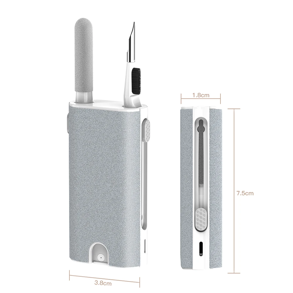 5 in 1 pulitore multifunzionale Bluetooth cuffia Cleaner Kit per Airpods  Pro 3 2 1 auricolari caso strumento di pulizia spazzola penna