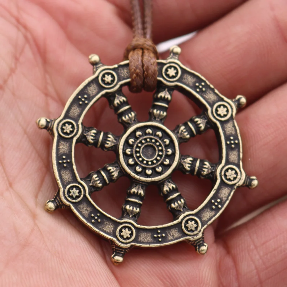 Vintage Viking Compass Ship Wheel Pendant Bracelets for Women Nordic Mythology Rune Pendant Men's Bracelets Jewelry - Image 3