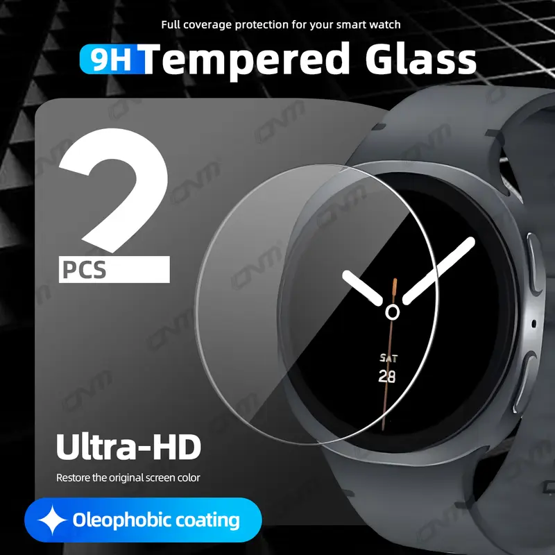 9H Tempered Glass for Samsung Galaxy Watch 8 Classic 40mm 44mm 46mm Ultra (2025) 47mm Screen Protector Glass Ultra-HD Film - Image 7