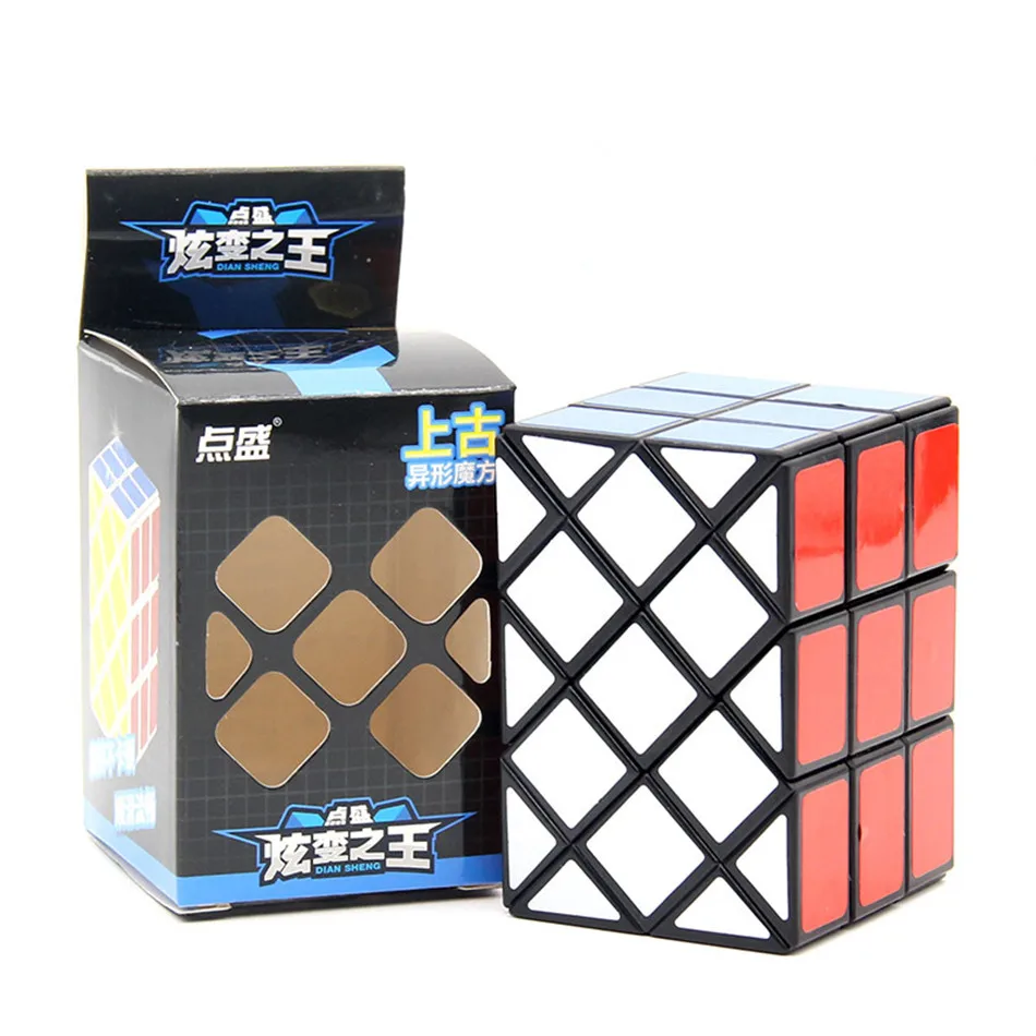 Diansheng Long Brick Case 3x3x3 Magic Cube Special Toys Ancient Double Fish Cube Speed Puzzle Cubes Cubo Magico Educational Toy 6