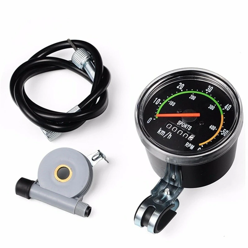 Mechanical Speedometer Universal Classical Bike Cycling Odometer Stopwatch Waterproof Bicycle