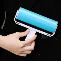 Large High quality New Washable Reusable Clothes Hair Pet Hair Sticky Roller Household Cleaning Portable Hair Remover Rolle 2