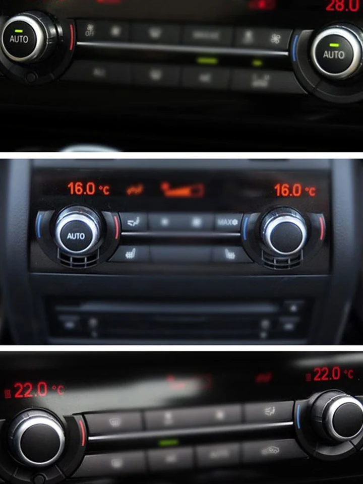 VAKIRA Remplacement Du Commutateur à Bouton Rotatif De Contrôle De La Température De La Climatisation, For BMW, Série 5 7 F10 F01 F02 F15 F16 520 530 535 730 735 Grilles D'aération