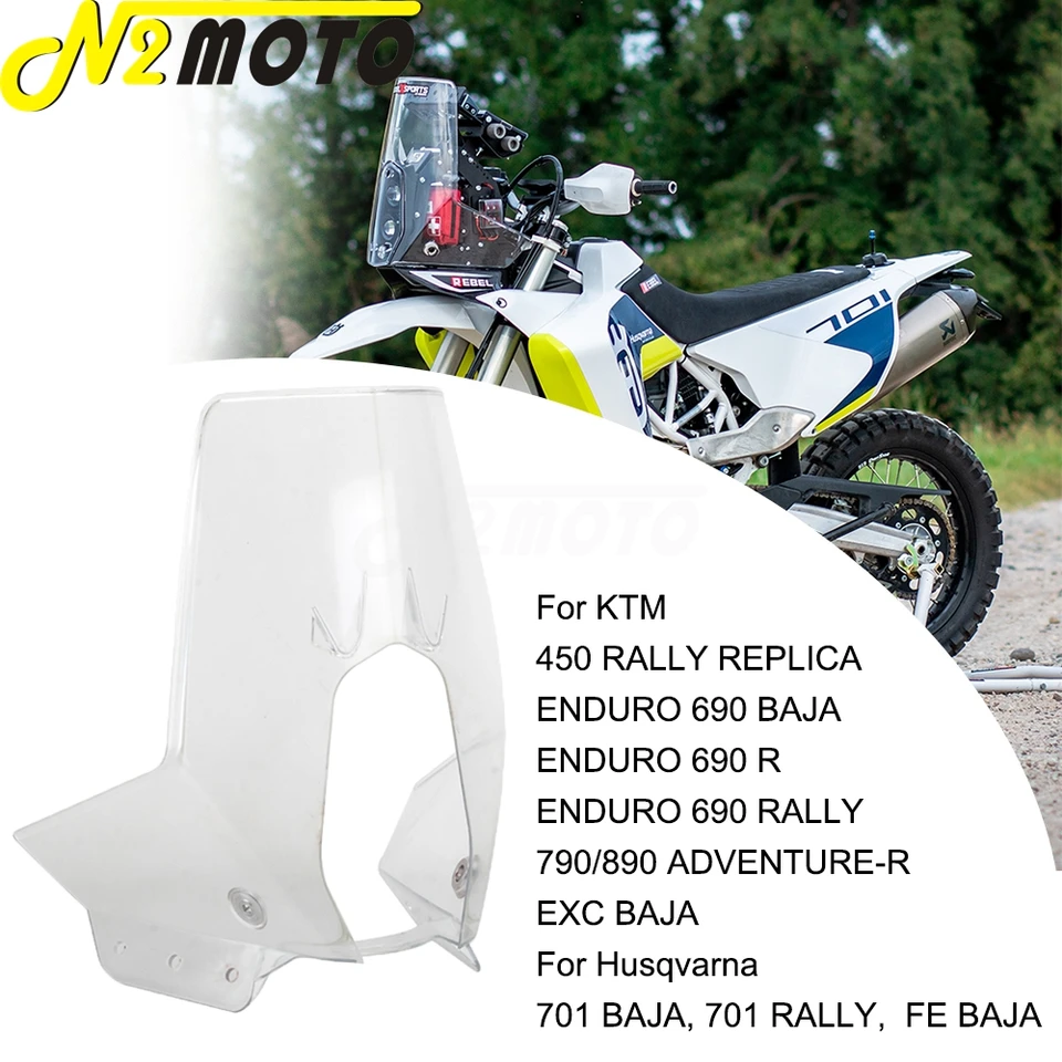 Phare Avant Moto LED - Pour KTM 450/701 Rally, 790/890 Adventure-R, Modèles REPLICA - Feux Route, Croisement, Diurne
