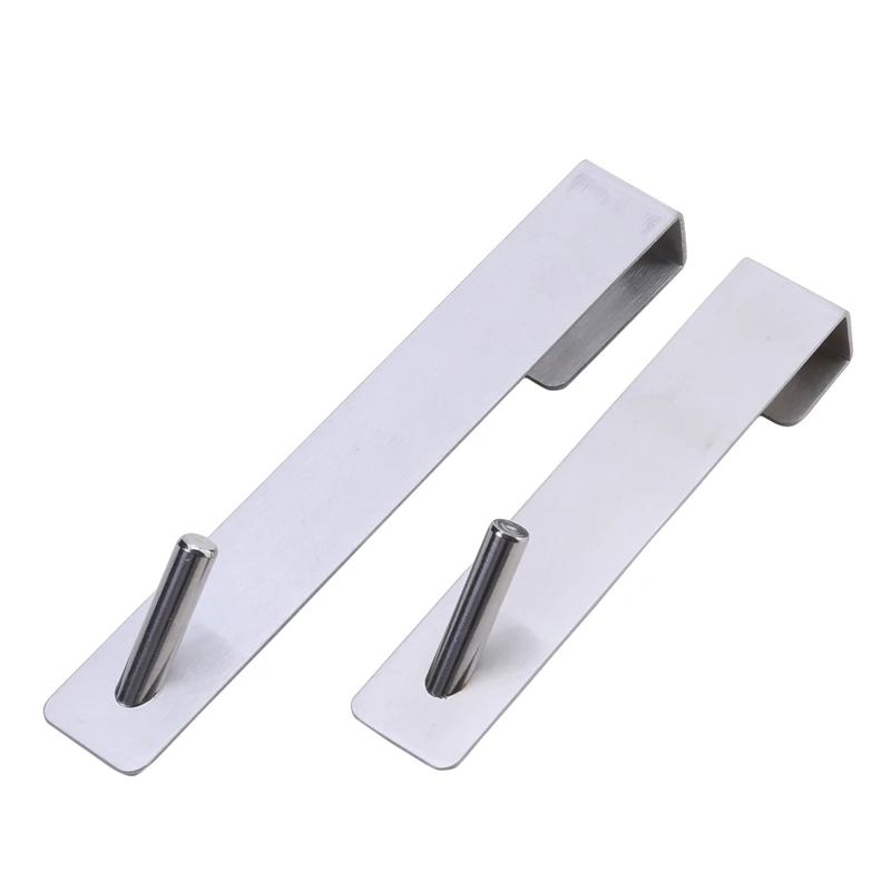 Description Picture 4 of itemStainless Steel Over Door Hanging Rack Bathroom Shower Door Hook For Towel Clothes Hanger Glass Door Bathroom Supplies