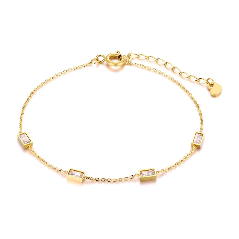 LIKGREAT Bracciale Donna Luna E Stella In Acciaio Inox, Doppia Catena Regolabile, Placcato Oro O Argento, Gioiello Significativo