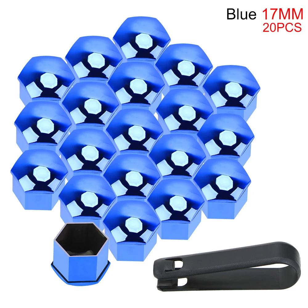 AUTCOAT Car Wheel Nut Protection Covers - Anti-Rust Hub Screw Caps