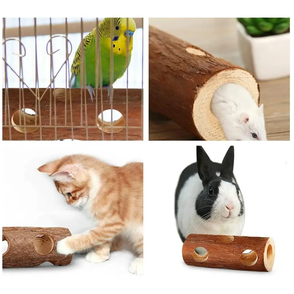 Hamster Natural Wooden Tunnels 2 Hamster Natural Wooden Tunnels 2