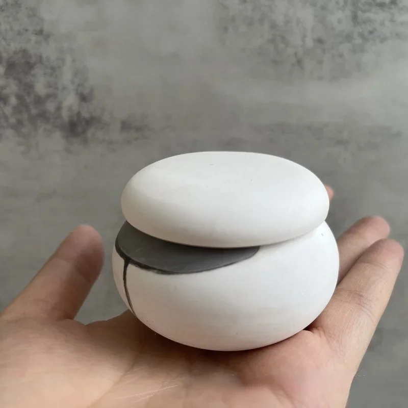 DIY Round Storage Tank Pottery Mold Jar Jewelry Storage Box Plaster Mold Candle Tank Silicone Home Decoration silicone mold