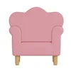 Upholstered Kids Sofa Princess Armchair Children Petal Shape Toddler Sofa Chair For Playroom Children's Bedroom Pink+white 6