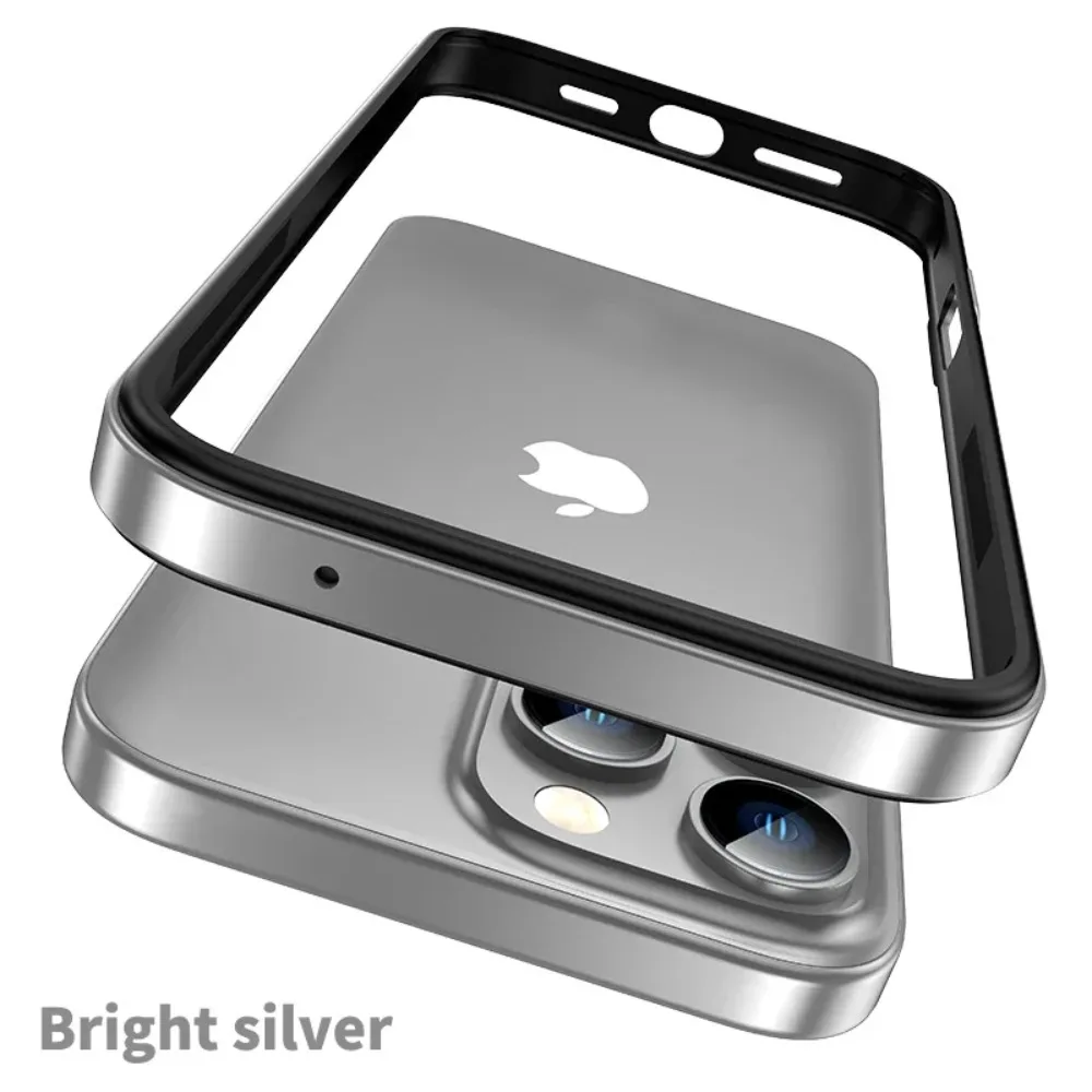 Titanium Shockproof Business Phone Case with Bare Grip Design
