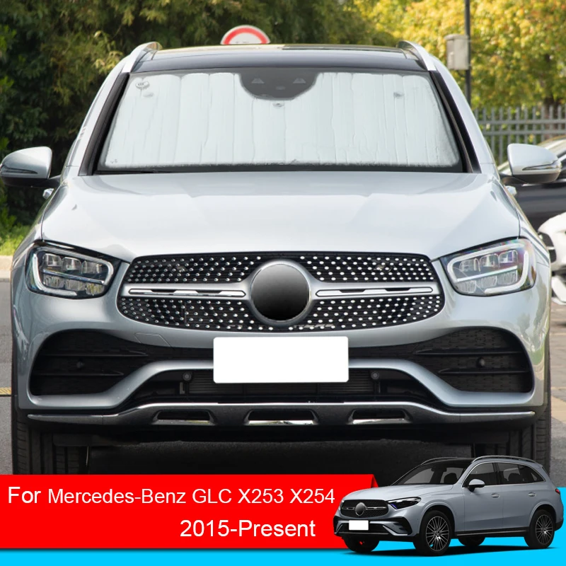 Protection Pare-brise UV Pare-soleil Pliant Mercedes GLC X254 2022-2025 - Protection UV 6 Couches Réfléchissante écran Solaire Voiture - 5