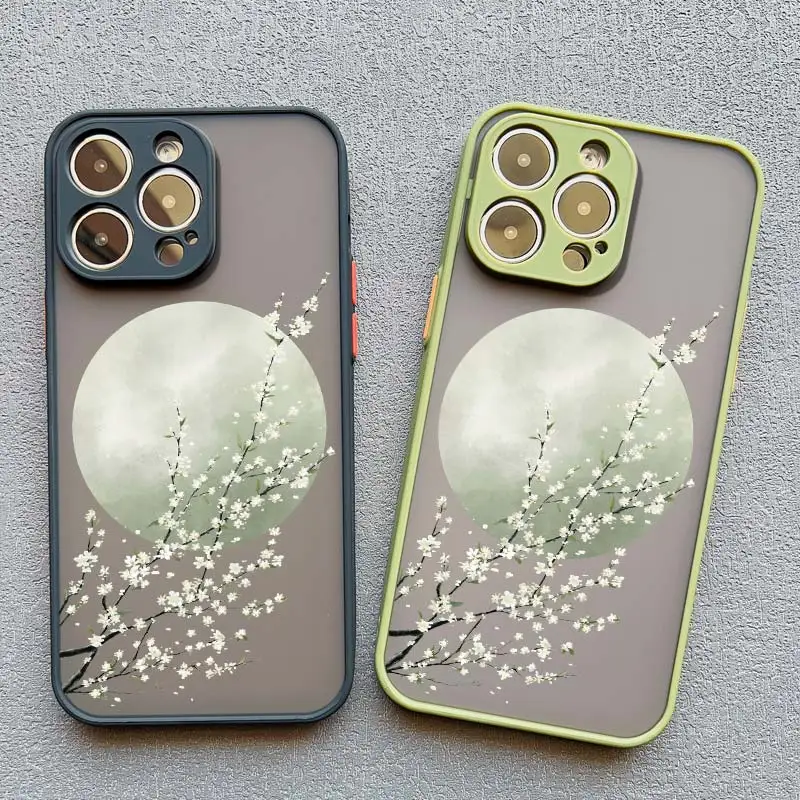 Pink Peach Blossom Floral Phone Case - Elegant Flower Back Cover