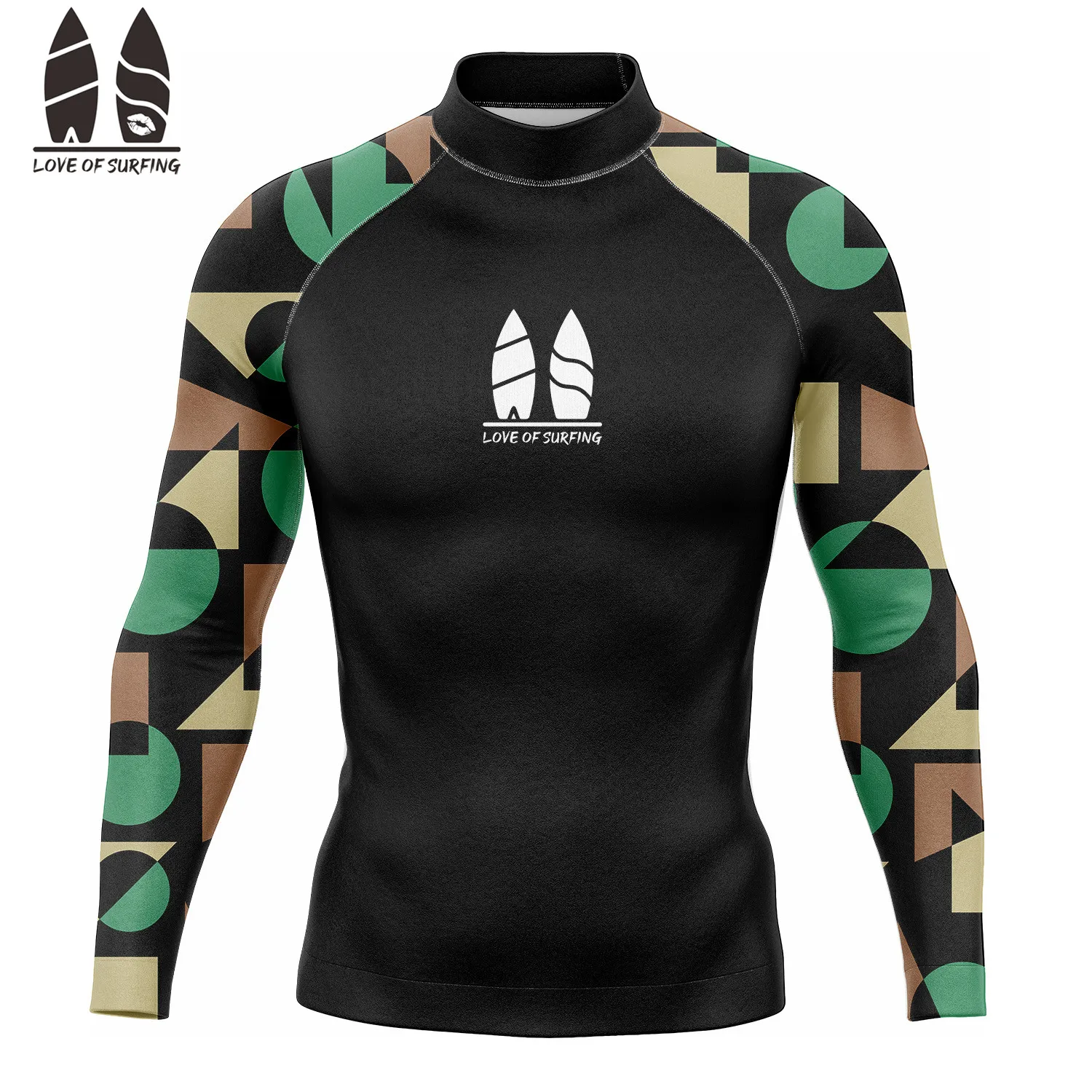 Surfing Men's Long Sleeve Shirts Rashguard Uv Protection Surfing Clothing Rash Guard Swimwear Surfer Swimsuit Diving Shirts