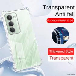 Clear Silicone Shockproof Case with Lens Protection - Redmi 15 171mm (Transparent)