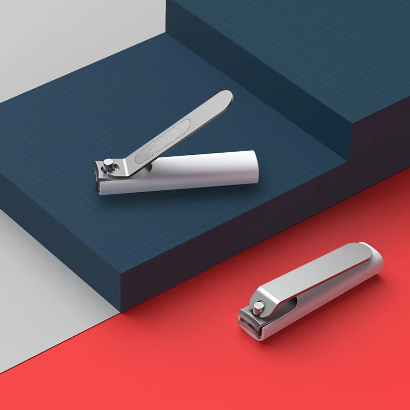 Nail Clippers Stainless Steel Anti-splash Cover Trimmer Pedicure Care File Xiaomi Mijia