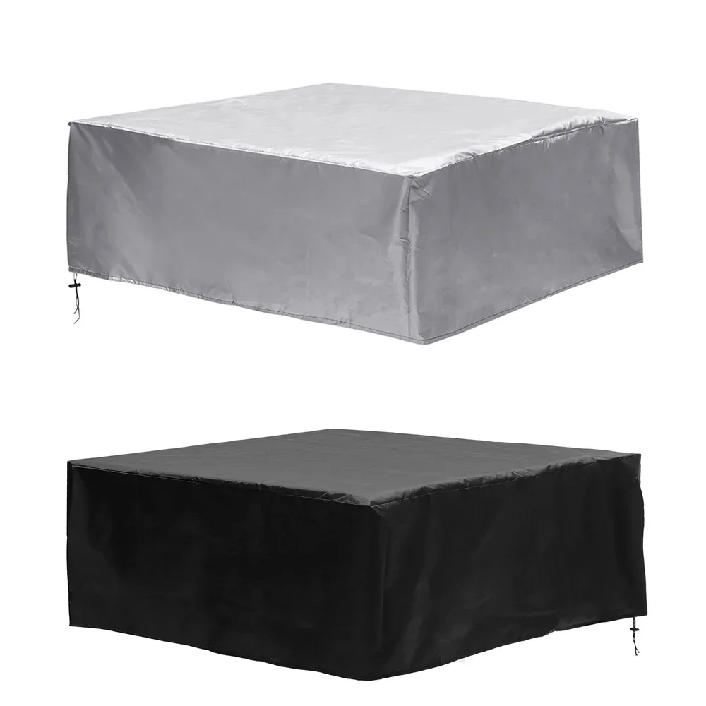 Universal Hot Tub Dust Cover Cap 1pc Waterproof UV Proof All-Weather Spa Cover Cap Protector Hotspring Snow Rain Dust Covers