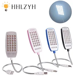 Ultra Bright Flexible USB LED Reading Lamp with 28 LEDs - 4 Color Options (WHITE)